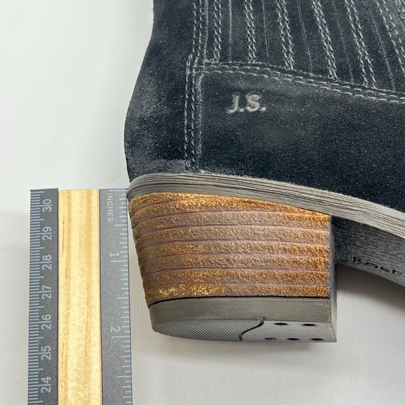 Josef Seibel 37 EU 6 - 6.5 US Daphne 44 Black Suede Leather Ankle Boots Shoes - Picture 13 of 14